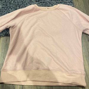 Pink crew neck